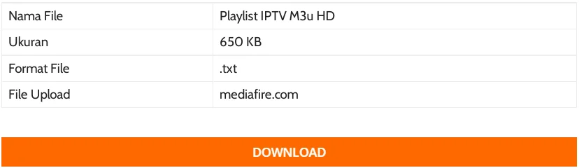 Playlist IPTV