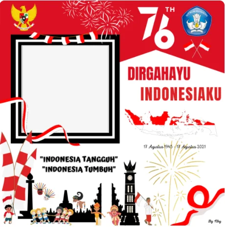 Twibbon 17 Agustus 2021 Kemendikbud