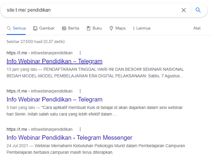 Cara Mencari Grup di Telegram