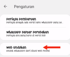 Cara Memperbarui WhatsApp Aero