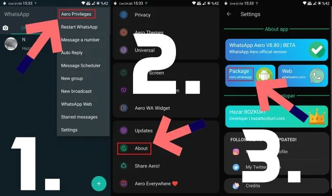 Cara Memperbarui WhatsApp Aero