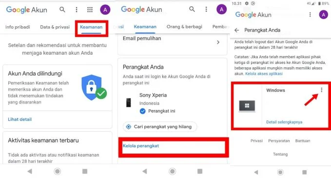 Cara Menghapus Akun Google Di HP Orang Lain