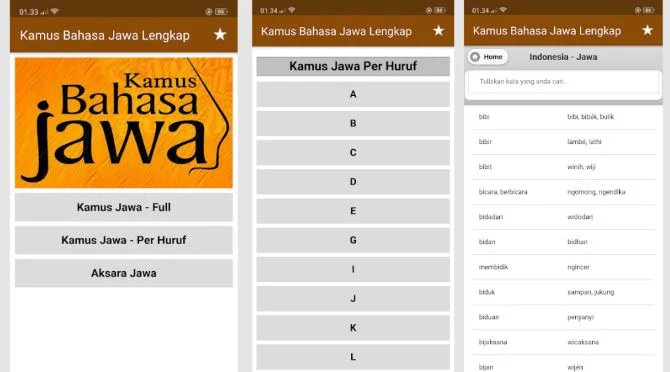 Aplikasi Translate Bahasa Jawa Krama Alus
