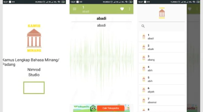 Aplikasi Translate Bahasa Padang
