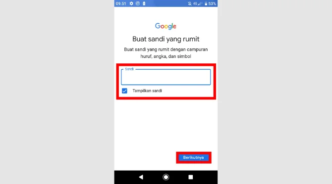 buat email dari hp langsung jadi