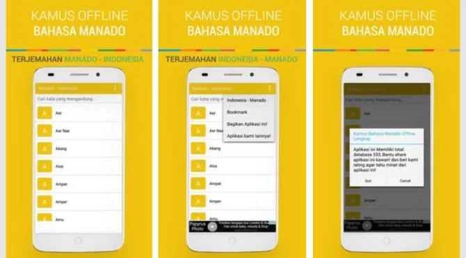 Aplikasi Translate Bahasa Manado