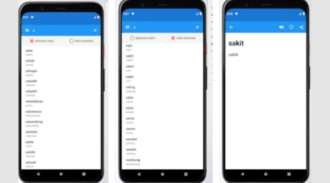 Aplikasi Translate Bahasa Minangkabau