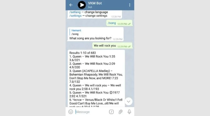 Cara Download Lagu di Telegram