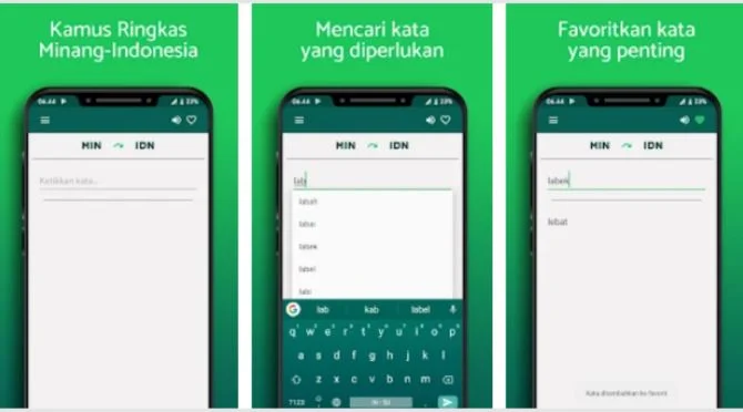 Aplikasi Translate Bahasa Minang
