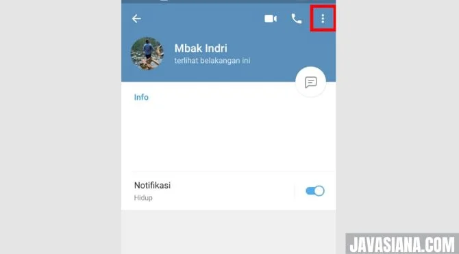 Cara Menghapus Kontak Telegram