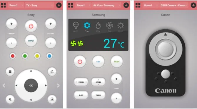Aplikasi Remote AC