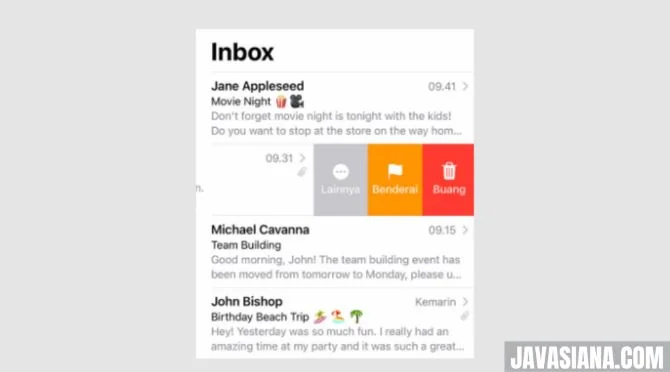 Cara Menghapus Email di iPhone, iPad, dan iPod touch