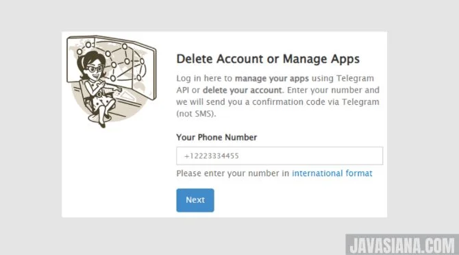 Cara Menghapus Akun Telegram