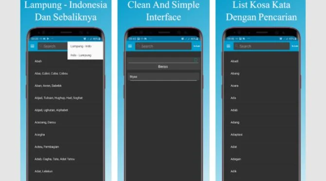 Aplikasi Translate Bahasa Lampung