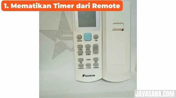 Cara Mematikan Timer AC Daikin