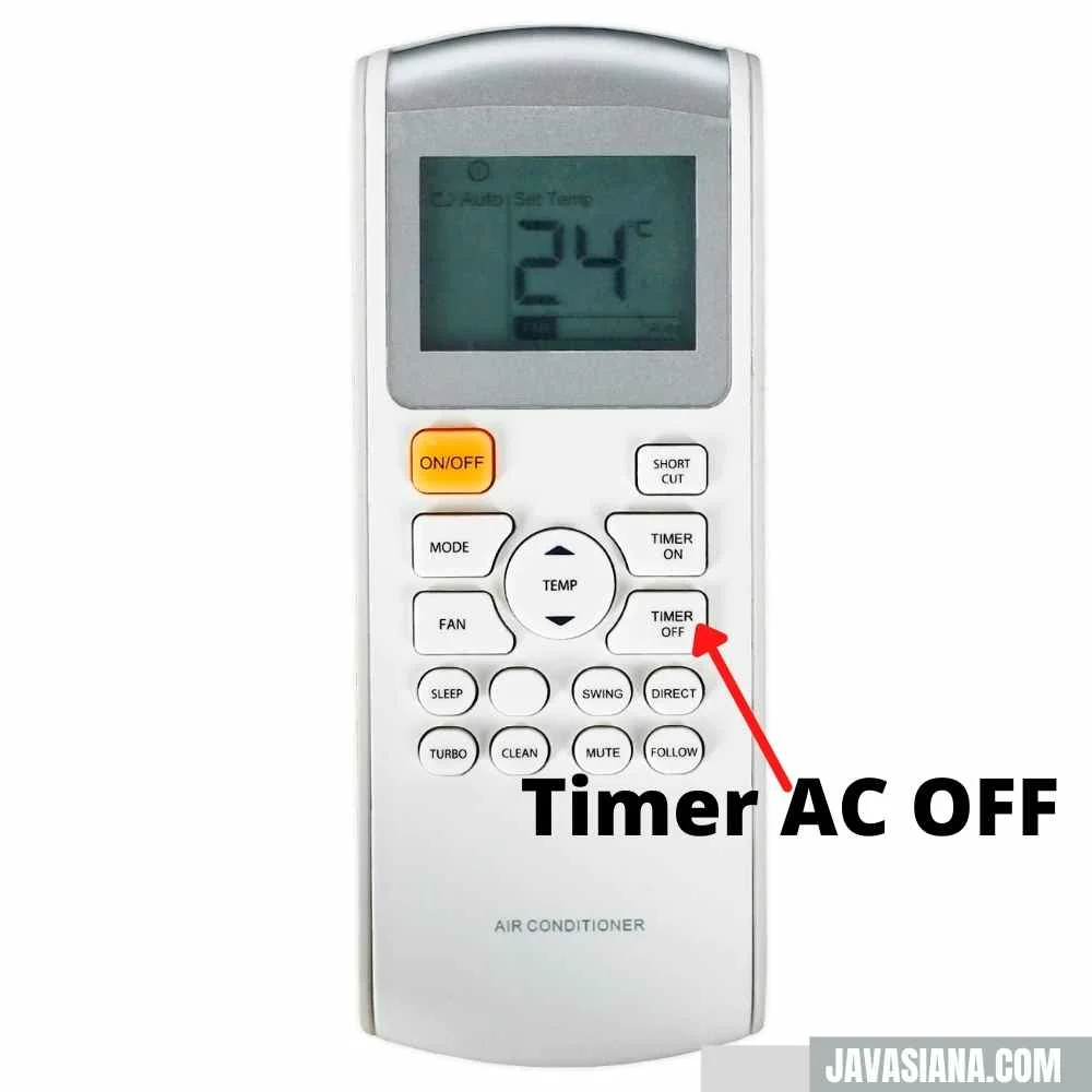 Cara Mematikan Timer AC Panasonic