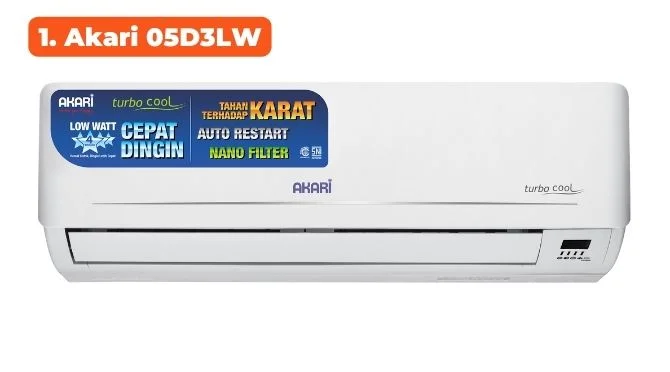 Merk AC Terbaik Akari 05D3LW