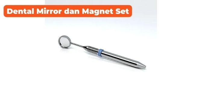 Dental Mirror dan Magnet Set