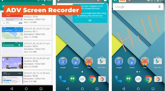 Aplikasi Perekam Layar ADV Screen Recorder