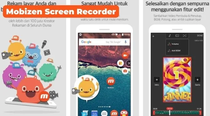Aplikasi Perekam Layar Mobizen