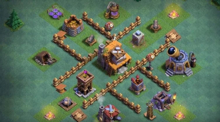 Base Pertahanan 4 Arah