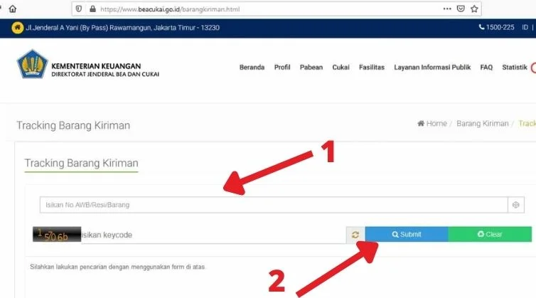 Cara Cek Resi Standard Express