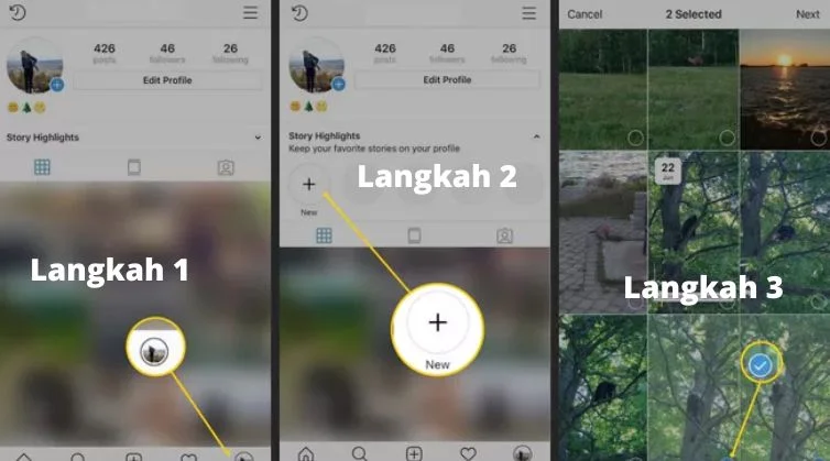 Cara Membuat Sorotan di IG