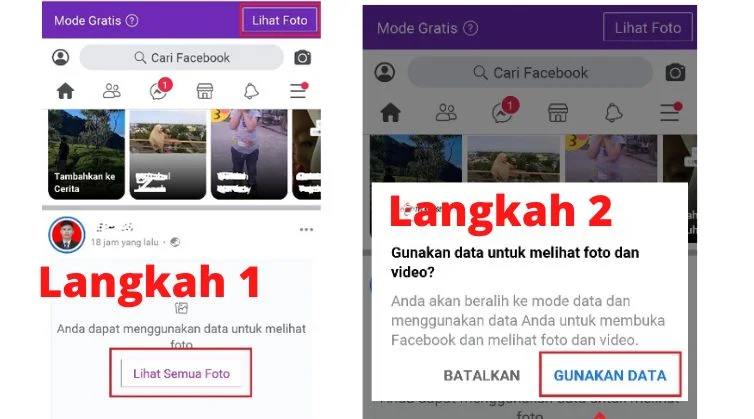 Cara Mengembalikan Facebook Gratis ke Mode Data