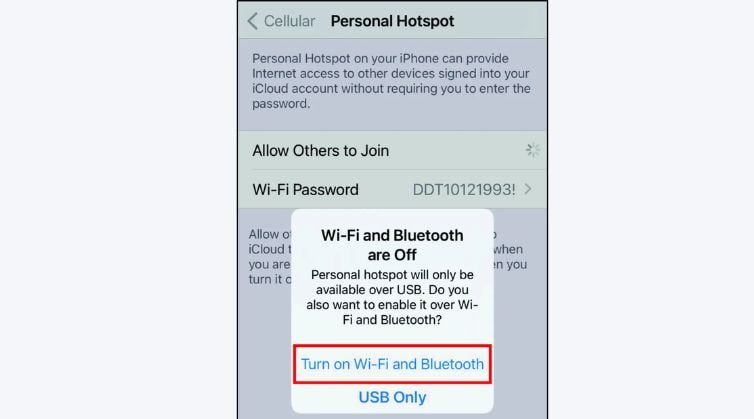 Menyambung Hotspot iPhone Lewat Bluetooth