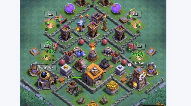 Base Anti Pekka, Minion dan Witch