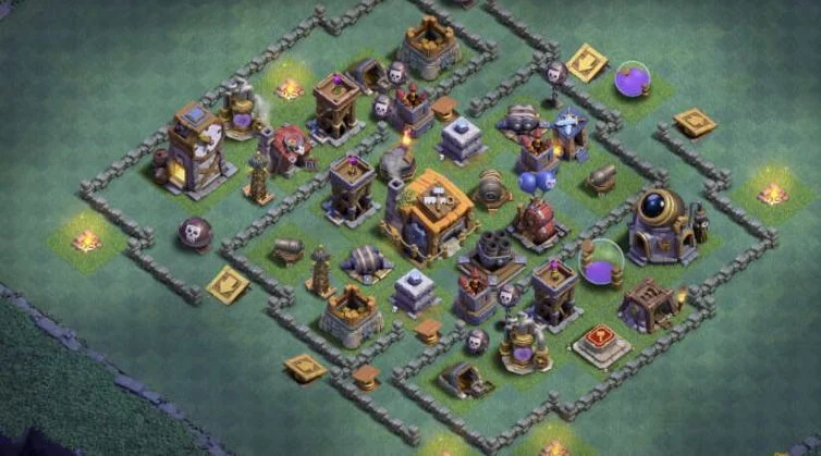 Base Trophy Full Jebakan