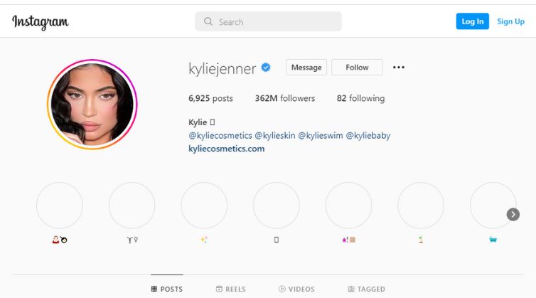 Kylie Jenner - Followers Instagram Terbanyak di Dunia