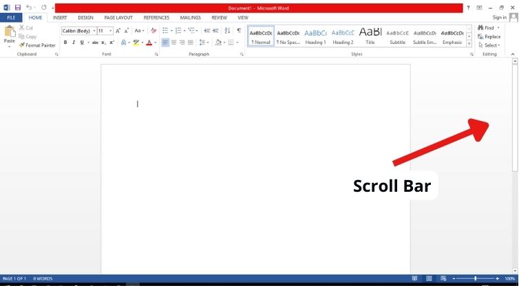 Scroll Bar