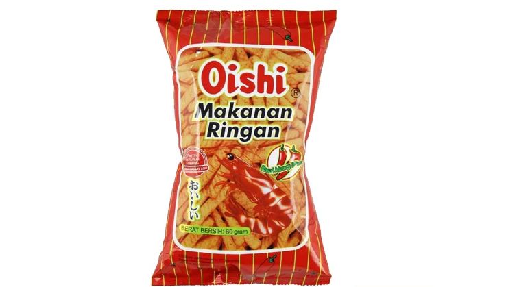 Oishi Snack Kraker Udang Pedas