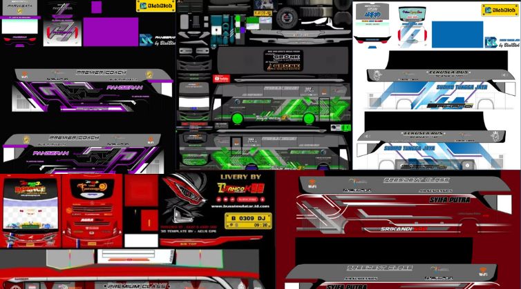 Link Download Livery Bussid 3D SHD